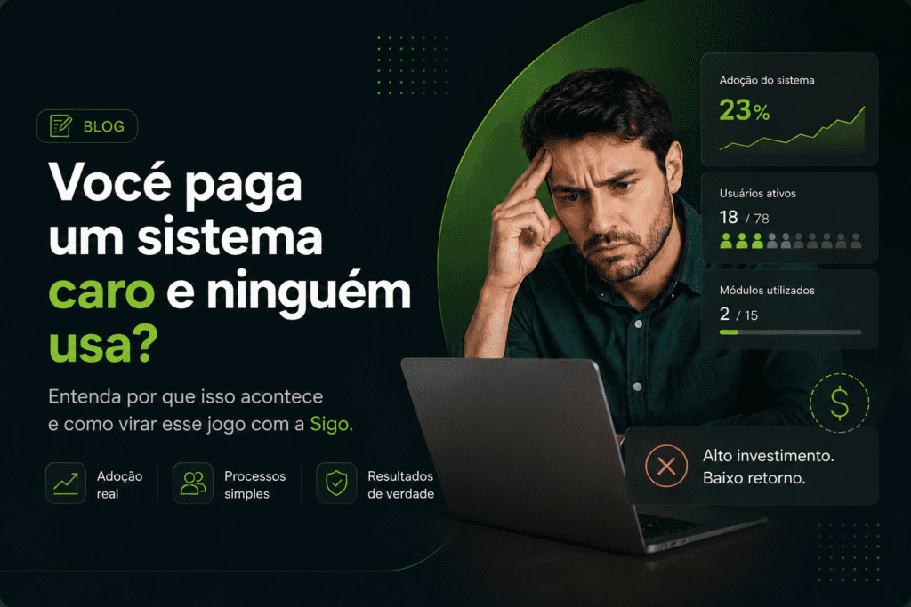 capa voce paga um sistema caro e ninguem usa